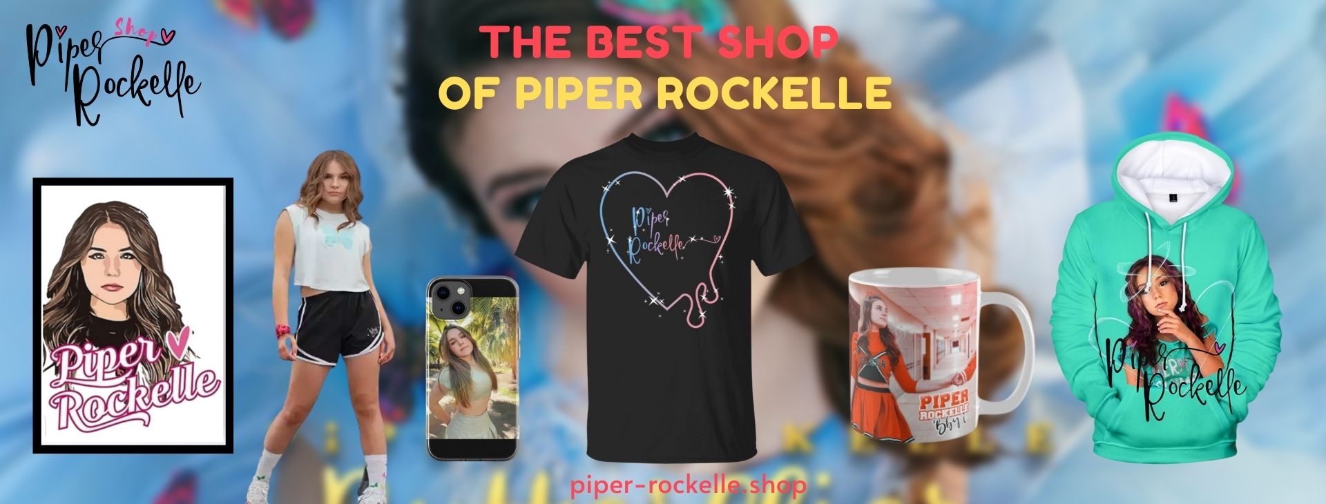 Piper Rockelle Shop Banner - Piper Rockelle Merch
